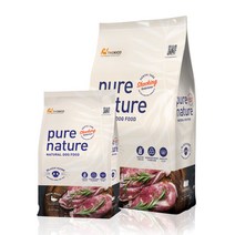 퓨어네이처 그레인프리 가수분해 관절건강 사료 (오리 연어 양) 1.2kg, 오리와 감자 1.2kg