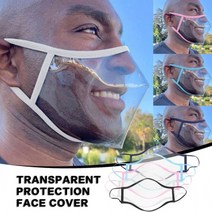 GT투명마스크 입모양마스크 페이스쉴드 강의용마스크 투명마스크 선생님마스크 위생투명마스크 수화마스크 *, 흰색