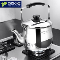 키친아트 스텐 차주전자 벨리 주전자 보리차 1.5리터 3리터 5리터 7리터, 1. 스텐 벨리 주전자 1.5리터