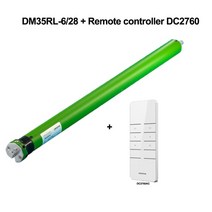 자동 전동 블라인드 Dooya DM35RL-6/28 35mm 롤러 블라인드 관형 모터 220/230V 50/60HZ 433mhz 무선 원격