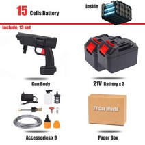 고압세척기 무선 휴대용 모터 for huawei hilink 150bar 무선 세차, 1-f를 입력
