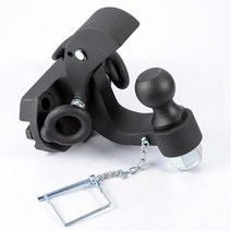 히치 볼 마운트 견인장치 악어 견인고리 트레일러 카라반 이탈방지 50mm 유럽식볼