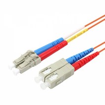 엠비에프 MBF-LSM02 (2m) LC-SC-2C 멀티 광점퍼코드, 상세페이지 참조, 1개