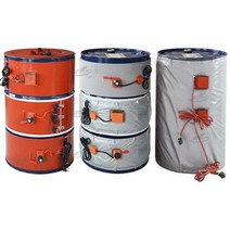 200L 드럼통 가열 열선 드럼 히터 실리콘 전기 벨트, 단열 디지털 디스플레이 200L 오일드럼 전용