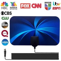 공청안테나 디지털tv안테나 tv안테나 TV 안테나 4K 25DB 고성능 HD 디지털 박스 EU 플러그 3000 마일 부스, 01 Digital TV antenna