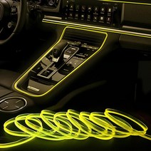 데일리쇼핑 자동차 USB엠비언트 RGB풋등 LED풋등 무드등 라이트 컴퓨터 광섬유 와이어 실내등 차량용, 광섬유RGB엠비언트(2M)