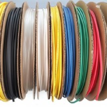 열수축튜브 4mm(파이) 100M 롤단위 S-JIN ACE, RED(빨간색) 100M