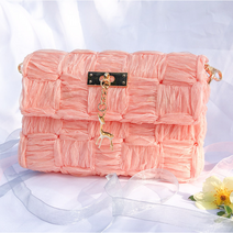 마오르 DIY가방 만들기 망스티치 가방, 리본심플 핑크