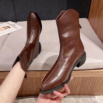 캐주얼 감성 슬림핏 카우보이 웨스턴 여성용 부츠