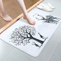 닐스샵_ 흡수발매트 현관발매트 현관발판매트 주방발판 귀여운발매트 레인매트 _neills, 닐스샵_ 북유럽 욕실 주방 현관 거실 폭신한매트 미끄럼, 닐스샵_ 나뭇잎