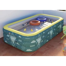 풀장 덮개 전원주택 조립식 수영장 만들기 마당 옥상, 2.1미터 3단 (스타터 패키지) 무선