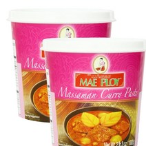 매플로이 마사만커리 페이스트 태국즉석카레 간편식 Mae Ploy Masman Curry Paste Large 1000g 2팩, 2개