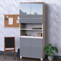 방친구 키큰 신발장 수납장, 05_몰디브 800 신발장(그레이)