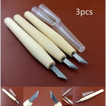 우드카빙키트 나무 고무 스탬프 가죽 공예 조각 칼 커터 끌 도구 세트 바느질 스티칭 펀치 2 종류, 01 No.1