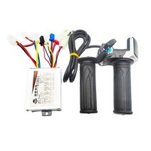 전동스쿠터 스로틀 소형전기차 전기 스쿠터/자전거 액세서리 DC 모터 브러시 컨트롤러 및 트위스트 그립 24V 36V 48V 250W 350W 500W, [04] 36V 350W