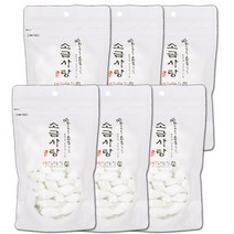 국산 소금사탕 6개 묶음 (몸에 좋은 신안 태평염전 천일염 소금 사탕) 섬들채