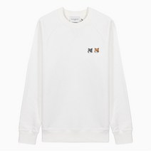 [메종키츠네] (당일) 23SS 더블 폭스 헤드 에크루 맨투맨 FM00358KM0002 P700