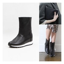 티투알 6.5cm키높이 여성 수제화 부츠 포션 W55