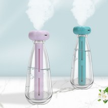 JINGHENG 차량용 USB 가습기 초음파 도넛, 그린