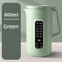 죽 영양식제조기 휴대용 전기 주스기 800ml 두유 메이커 쌀 페이스트 벽걸이 220V, 01 A 800ml green_01 EU