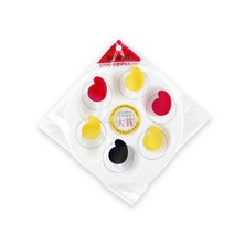 단아미 6칸 원형파레트. 물감팔레트 미니파레트 플라스틱