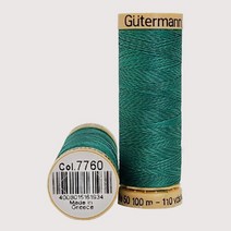 독일 Gutermann 면사 100 재봉사 바느질실 퀼트실 손바늘 실, 7760