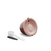 커피 머신 호환 부품 스테인리스 스틸 금속 재사용 가능 돌체 구스토 캡슐 앰프 3rd plasti fornescafe 리필형 돌시 필터 드리퍼 탬퍼, 1pcs 세 번째 캡슐