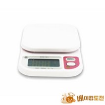 6496. 드레텍 디지털 주방저울 KS-208WT 2kg/1kg