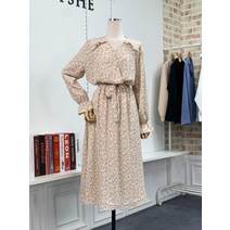 애티쉬 2021 여름NEW 잔꽃무늬 리본원피스 BOP1R237