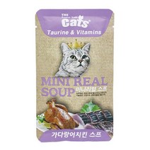 소형묘 고단백간식 가다랑어 치킨스프 습식사료 20개 반려묘사료 노령묘사료 보상용