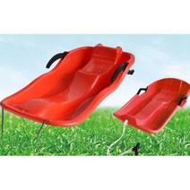 플라스틱 눈썰매 성인용 스키장 스노보드 야외 썰매, 그린(어린이용)