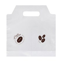 [카페용품] 커피콩 2구 비닐케리어 1묶음 (200매)