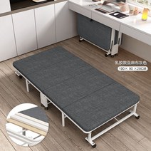 1인용 접이식 침대 각도조절 일체형 자동차 간이식 캠핑 접히는 미니멀라이프 간병인 낮잠 싱글 소파 매트리스, 4할 업그레이드 라텍스 90 린넨