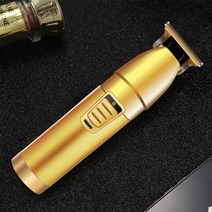미용실 프로 남자 바버샵 바리깡 남성용 헤어 트리머 클리퍼 기계 이발소 액세서리 전문 커팅 머신 Usb 금, 한개옵션0