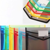 사무용품 투명 서류 보관 파일 가방 문서 초등학생 종이, 옐로우