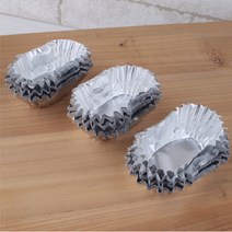 키알리 롯데 타원형 카스테라 생과자 알루미늄 은박 베이킹컵 유산지컵 머핀틀 270P (90px3)