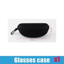 자전거 등산 라이딩 스포츠 선글라스 골프 변색 고글 mens sun glasses uv, 1-안경 케이스