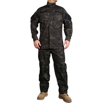 [넷피엑스] 에머슨 기어 블루라벨 필드 택티컬 R6 유니폼 세트 (멀티캠 블랙)