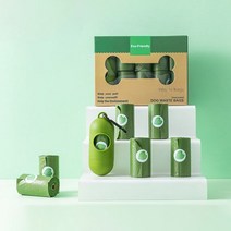반려동물 생분해 배변봉투 8롤(120매)+디스펜서(그린), 봉투그린+디스펜서, 봉투그린+디스펜서
