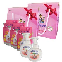 아이깨끗해 레몬 중지함 세트(250ml 2개+200ml 리필 3개), 2개