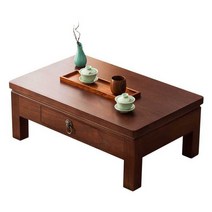 다과 상차림 미니 좌탁 찻상 개다리 소반 손님 상, 70x45x30 차록
