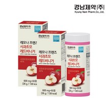 경남제약 사과초모 레드비니거 60정 애사비 애플 식초 캡슐, 2박스