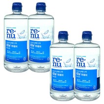 바슈롬 리뉴 후레쉬 500mlx4 렌즈 세정액, 500ml, 4개