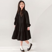 비쥬 아동 여아 주니어 캉캉 롱 셔츠 원피스