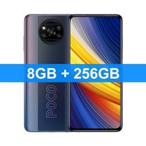 글로벌 버전 poco x3 pro 128gb256gb snapdragon 860 스마트폰 5160mah 33w nfc 48mp 쿼드 후면 카메라 120hz dotdisplay, 닐킨케이스글라스 추가, 협력사, 8GB 256GB 블랙