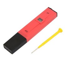 디지털 ph ec tds meter tester 온도 펜 물 순도 ppm 필터 수경법 수족관 수영장 물 모니터, 레드
