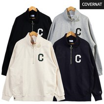 커버낫 C 로고 하프 집업 맨투맨 CO2203CR02
