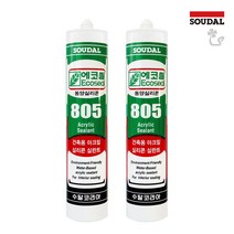 (수달 805) 친환경 수성 아크릴 실리콘 백색 회색, 수달 805 회색, 1개