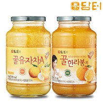 담터 꿀유자차A 1kg + 꿀한라봉차 1kg