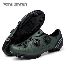 사이클링 신발 남자 도로 자전거 탄소 자동 잠금 레이싱 속도 스 니 커 즈 여자 산악, 01 36, 05 green mtb